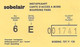 SOBELAIR - CARTE D'ACCÈS Á BORD (INSTAPKAART-BOARDING PASS) - BOEING 737. - Non Classés