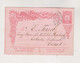 TURKEY SMYRNA Postal Stationery To Trieste Austria Italy - 1837-1914 Smyrna