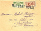 Sans Date - 33 / Juin 37  - Enveloppe De La Martinique Affr. 50 C Oblit. Linéaire  M / S FORT ROYAL  Pour La Réunion - Brieven En Documenten