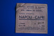 TICKET BIGLIETTI M/N "SIRENA DEL GOLFO"NAPOLI // CAPRI-☛LINEA DIRETTA 1é CLASSE Titre Transport Billet-FRATELLI SAVARESE - Europe