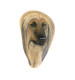 Afghan Hound Hand Painted On A Smooth Beach Stone Paperweight Decoration - Presse-papiers