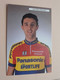 Jean-Marie WAMPERS ( PANASONIC Sportlife Cycling Team ) Form. PK/CP ( 2 Scans ) ! - Cyclisme