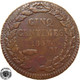 LaZooRo: Monaco 5 Centimes 1837 VF / XF - 1819-1922 Honoré V, Charles III, Albert I