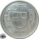 LaZooRo: Switzerland 5 Francs 1949 XF - Silver - Other & Unclassified