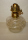 Delcampe - ANCIENNE LAMPE A PETROLE EN VERRE TRANSPARENT POUR LANTERNE, CHEMINS DE FER, SNCF S.N.C.F, CHEMINOT - Eisenbahnverkehr