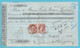 74 Op Recu Met Firma-perforatie (Perfin / Perfore) " D & P " Van De Leeuw & Philippsen Te Antwerpen - 1863-09