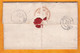 Delcampe - 1850  QV  - Lettre Pliée Avec Correspondance En Français De LIVERPOOL, Angleterre Vers PARIS, France - Entrée Par CALAIS - Postmark Collection