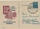 1957, Privat - Ganzsache  " Bitterfeld- Ausstellung " , A4174 - Cartes Postales Privées - Oblitérées