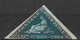 1853 CAPE OF GOOD HOPE - SG. 2  4d BLUE On Deeply Blued Paper - Used - Cape Of Good Hope (1853-1904)