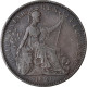 Monnaie, Grande-Bretagne, George IV, Farthing, 1821, TTB+, Cuivre, KM:677 - B. 1 Farthing