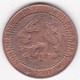 Pays-Bas, 1 Cent 1901, WILHELMINA I. Bronze. KM# 130 - 1 Cent