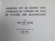 Inleiding Tot De Kennis Van Symbolische Vormen En Van De Mystiek Der Bouwkunst - Door Jan De Boer - 1981 - Esoterismo