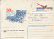 POLAR FLIGHTS, 1937 MOSCOW- PORTLAND FLIGHT OVER NORTH POLE, COVER STATIONERY, ENTIER POSTAL, 1988, RUSSIA - Vuelos Polares