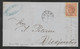 1869 30 JULI - COVER  DENMARK DANEMARK - 4s. Fa. 13g, Three Ring Cancel 30 HORSEN - Facit 13g - Lettres & Documents