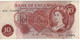 ENGLAND.   10  Shillings    P373a    ( Queen Elizabeth II  -  Sign. L. K.O'Brien     1960  ) - 10 Schilling