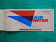 Ticket : AIR INTER Airlines - FRANCE - Biglietti