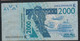 W.A.S. SENEGAL P716Kt 2000 FRANCS (20)20  2020   2 P.h.    AVF - West African States