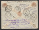 1932 TURKEY TURQUIE - REGISTERED Cover GALATA To FRANCE - 15 Gr Yv.704  REDIRECTED NUMEROUS TIMES - INCONNU - - Storia Postale