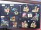 Delcampe - Anno 1885 More Than 500 Different Chromos  SCRAPS MAP 02 - ONLY Birds Chicken, Paon, Cock, Duck  GLANS BILDER, Die Cut - Animaux