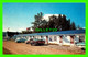 PERCÉ, QUÉBEC - MOTEL PLANTE - ANIMATED WITH OLD CARS - CIRCULÉE - POSTAGE DUE 4 CENTS - W, SCHERMER - - Percé