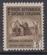 Italia - C.L.N. Ponte Chiasso - N. 1 Cat. 350 Euro -  Linguellato - MH* - National Liberation Committee (CLN)