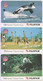 Singapore 3 Cards Unused Old Transport Subway Train Bus Ticket Card Transitlink FujiFilm Animals Whale Giraffe Panda - Mondo