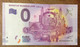 2016 BILLET 0 EURO SOUVENIR ALLEMAGNE DEUTSCHLAND MINIATUR WUNDERLAND N°2 ZERO 0 EURO SCHEIN BANKNOTE PAPER MONEY - [17] Fictifs & Specimens