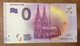 2016 BILLET 0 EURO SOUVENIR ALLEMAGNE DEUTSCHLAND KÖLNER DOM ZERO 0 EURO SCHEIN BANKNOTE PAPER MONEY - [17] Fictifs & Specimens