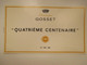 Cinderella Label Champagne GOSSET Quatrième Centenaire 1584 1984 Libretto Completo N.12 Pezzi Differenti - Autres & Non Classés