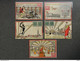 Antwerpen / Anvers, Zeldzame Collectie Van 5 Zeldzame Kaarten Door Illustrateur Verelst, Olympics /Olympiade 1920 (info) - Otros & Sin Clasificación