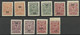 RUSSLAND RUSSIA 1919 Civil War Novoczerkassk 25 Kop To 1 Rouble Incl. Many INVERTED OPT Varieties ERROR Abart * - Armées De La Russie Du Sud