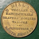 1800's English Merchant's Publicity Token "D. Hill & Co. Woolen Manufacturers Drapers Hosiers Tailors (Quality) - Professionnels/De Société