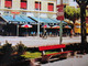 CP 83 SAINTE MAXIME Sur MER  - Un Aspect Du Jardin Du Port, Bar Café De La Poste  1983 - Sainte-Maxime