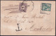 1904. LIVORNO A MONTEVIDEO. TARJETA POSTAL 5 CTS. LIRA VERDE MAT. FECHADOR. SELLO DE TASA 4 CENTÉSIMOS. BONITA. - Uruguay