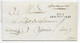 1806/1810 - ARMEE D'ITALIE - LETTRE SANS CORRESPONDANCE Avec SUPERBE MARQUE LINEAIRE N°1 - Army Postmarks (before 1900)