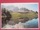 Paysage De Montagne - Carte De Promotion De Massey Ferguson - Tracteur Au Verso Bas Gauche - Scans Recto-verso - Tracteurs