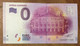 2016 BILLET 0 EURO SOUVENIR DPT 75 OPÉRA GARNIER ZERO 0 EURO SCHEIN BANKNOTE PAPER MONEY - Privatentwürfe