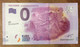 2016 BILLET 0 EURO SOUVENIR DPT 63 VULCANIA + TAMPON ZERO 0 EURO SCHEIN BANKNOTE PAPER MONEY - Privatentwürfe