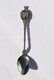 MAGNIFIQUE ANCIENNE CUILLÈRE DE COLLECTION OU VOYAGE - ARGENT OU METAL ARGENTE - RELIGION PRIERE JESUS CHRIST SAINTE MAR - Spoons