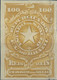 Brazil Brazile,Revenue Stamp Tax 100Reis,Imperforated,Not Used,Hinged -MINT - Service