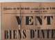 Vente De Biens D'interdit Saint Martin De Bavel Ceyzérieu Talissieu Cusieu Béon 1878 Dubié  Virignin Notaires Belley - Afiches