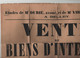 Vente De Biens D'interdit Saint Martin De Bavel Ceyzérieu Talissieu Cusieu Béon 1878 Dubié  Virignin Notaires Belley - Plakate