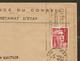 LETTRE PRÉSIDENCE DU CONSEIL SECRÉTARIAT D'ÉTAT POUR THONON LES BAINS - EMA - VARIÉTÉ MARIANNE GANDON 721Ab - Storia Postale