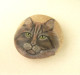 Ginger Maine Coon Cat Hand Painted On A Beach Stone Paperweight - Fermacarte