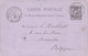 FRANCE - CARTE POSTALE 1886 GARE DE NICE > BRUXELLES /AA103 - Listos A Ser Marcados