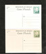 1981 ENTIER POSTAL PRINCES RAINIER III ET ALBERT - Cartas & Documentos