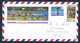 FRANCE POLYNESIA - Cover For Air Mail With Nice Illustration On Front And Back Side Of The Cover, Two Colored Franking - Brieven En Documenten