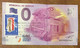 2016 BILLET 0 EURO SOUVENIR DPT 55 MÉMORIAL DE VERDUN + TIMBRE ZERO 0 EURO SCHEIN BANKNOTE PAPER MONEY BANK PAPER MONEY - Privatentwürfe