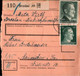 ! 1942 Breslau 36 (Wroclaw) Nach Hainichen, Paketkarte, Deutsches Reich, 3. Reich - Covers & Documents