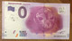 2016 BILLET 0 EURO SOUVENIR DPT 30 SEAQUARIUM LE GRAU DU ROI + TIMBRE ZERO 0 EURO SCHEIN BANKNOTE PAPER MONEY BANK - Privatentwürfe